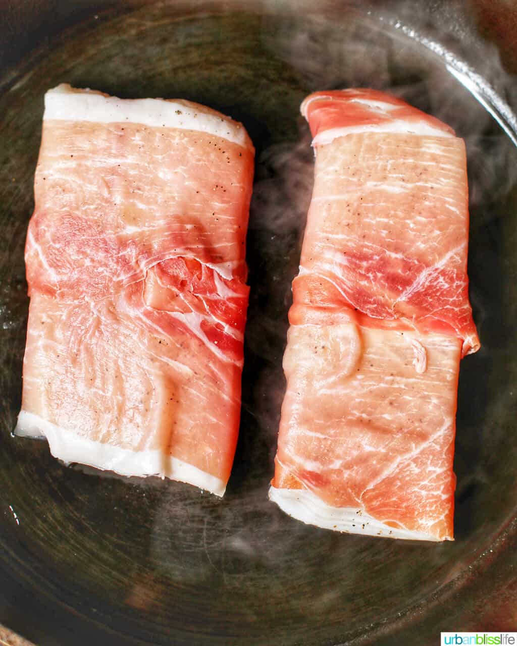prosciutto wrapped halibut