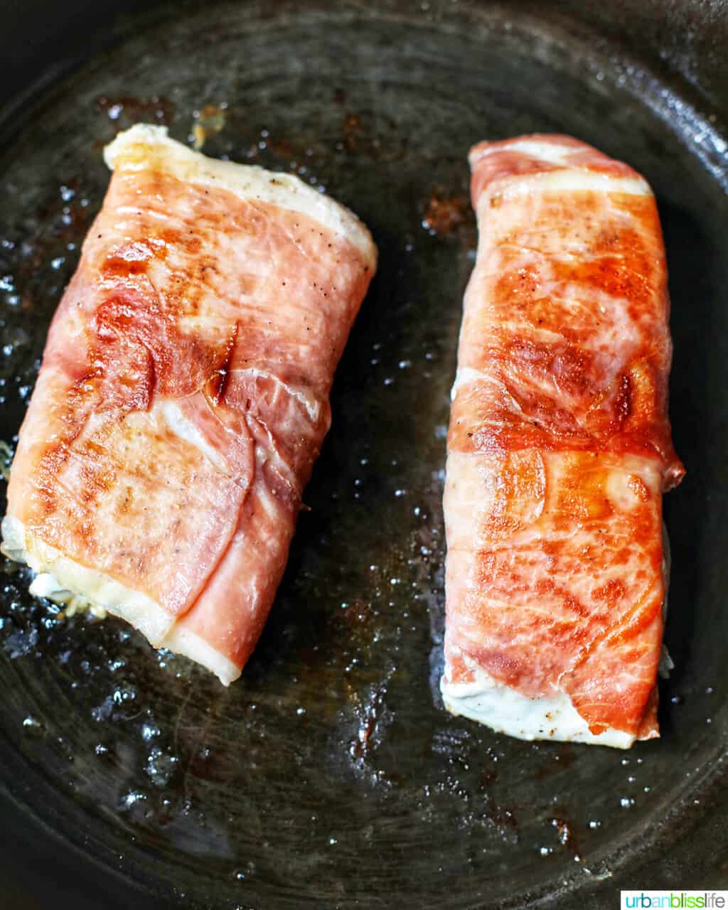 prosciutto wrapped halibut