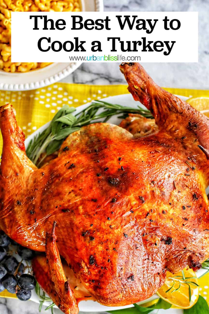 Thanksgiving turkey with text overlay