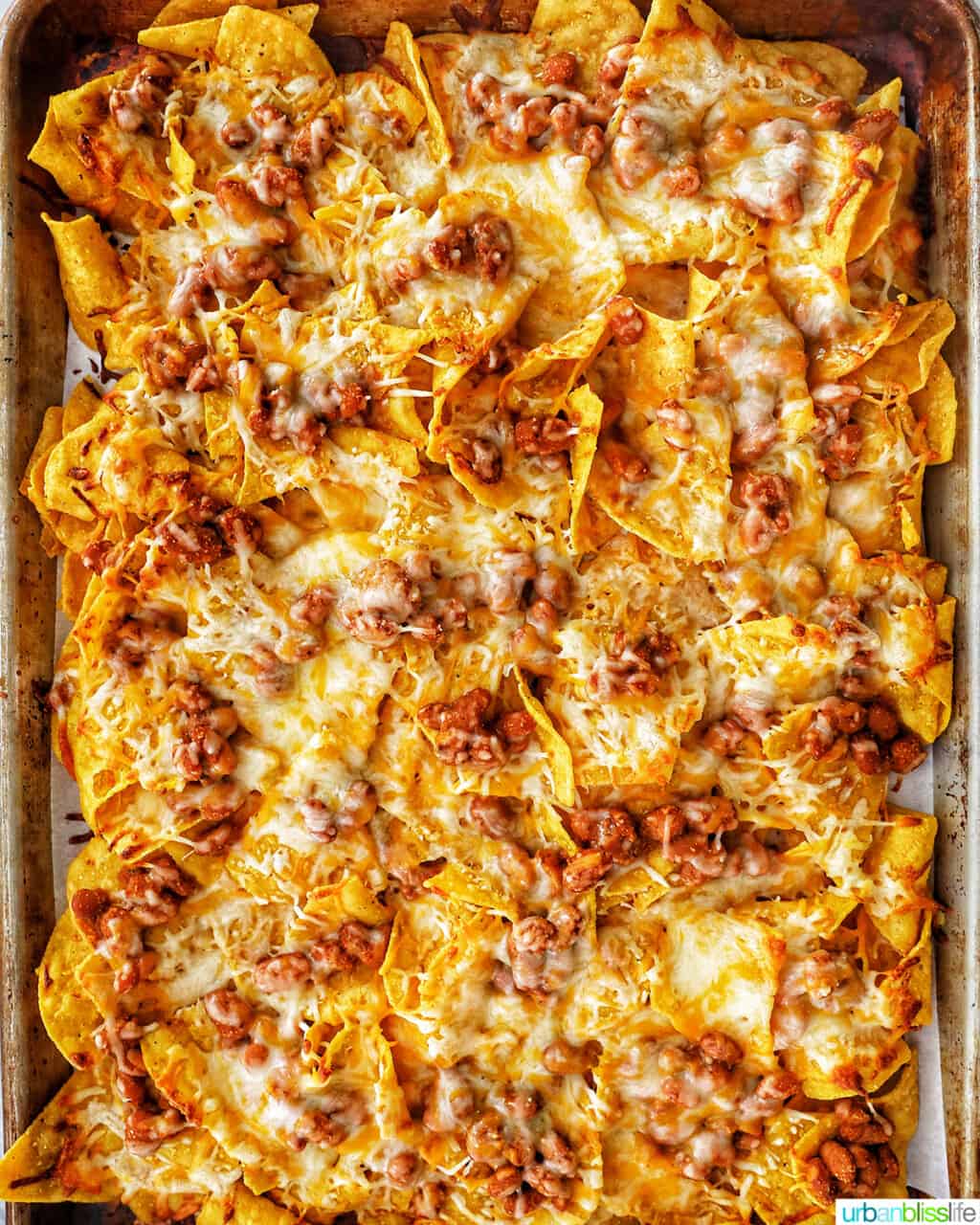 baked vegetarian nachos