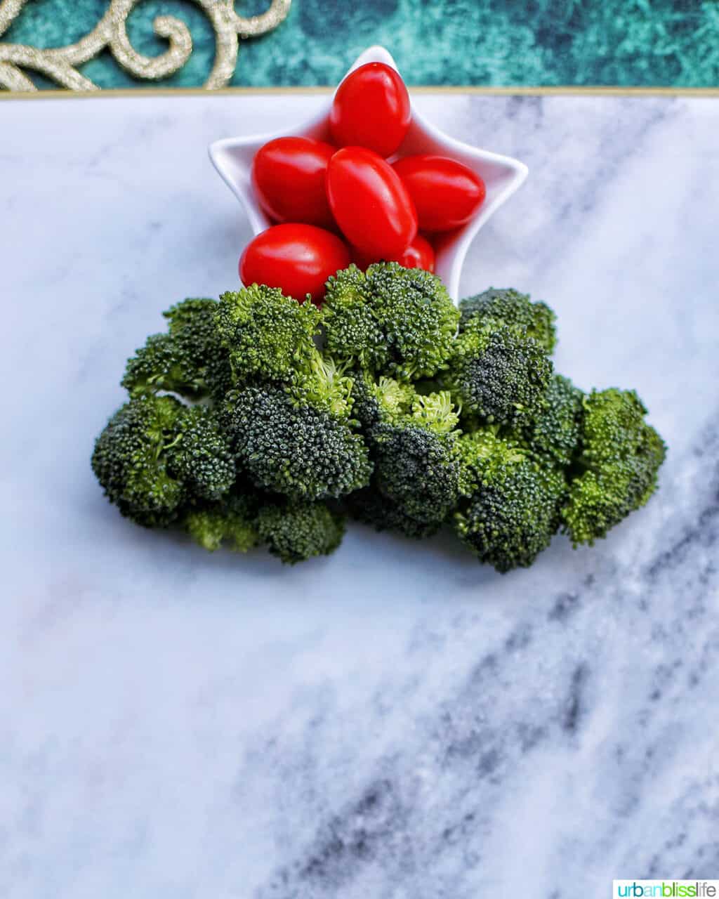 tomatoes and broccoli