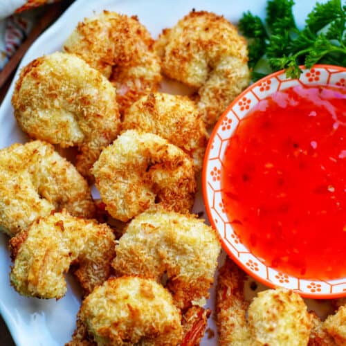 air fryer coconut shrimp