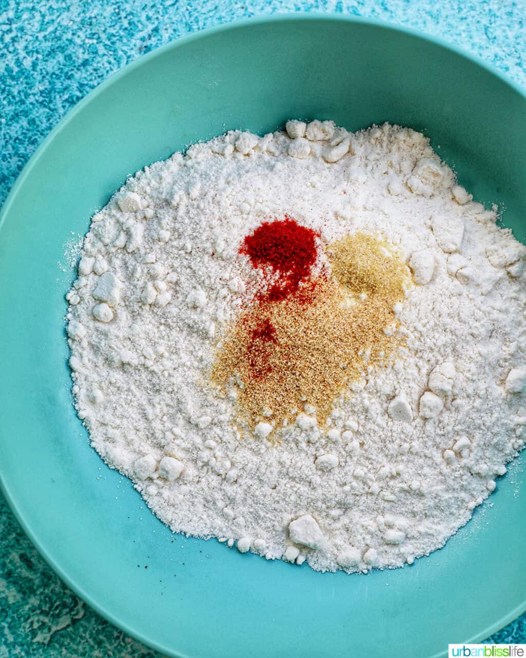 dry ingredients for coconut shrimp
