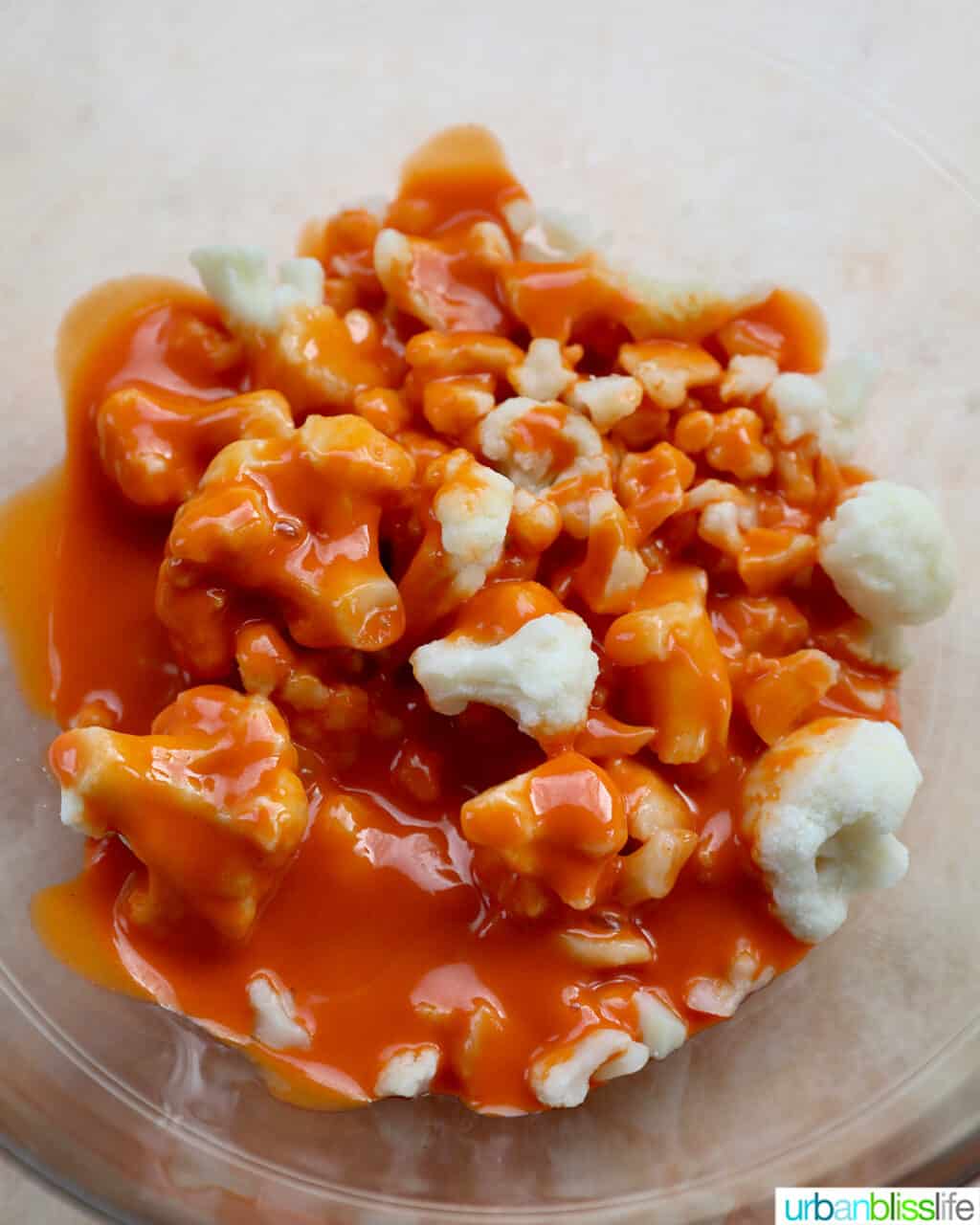 cauliflower with buffalo sauce