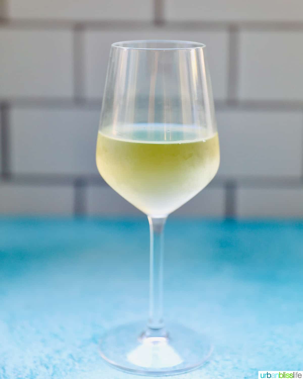 glass of white wine