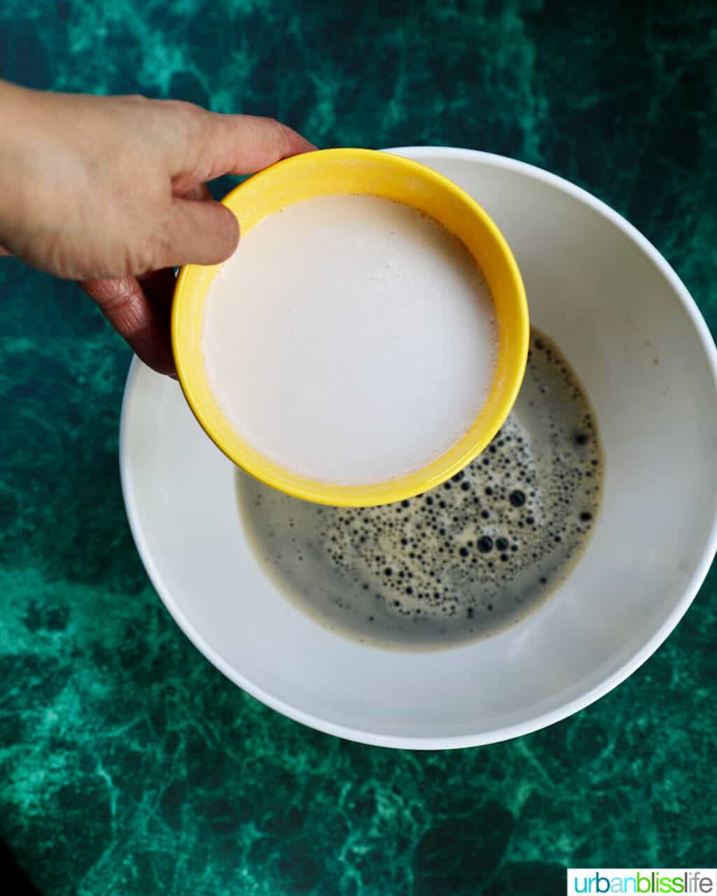 adding buttermilk to batter