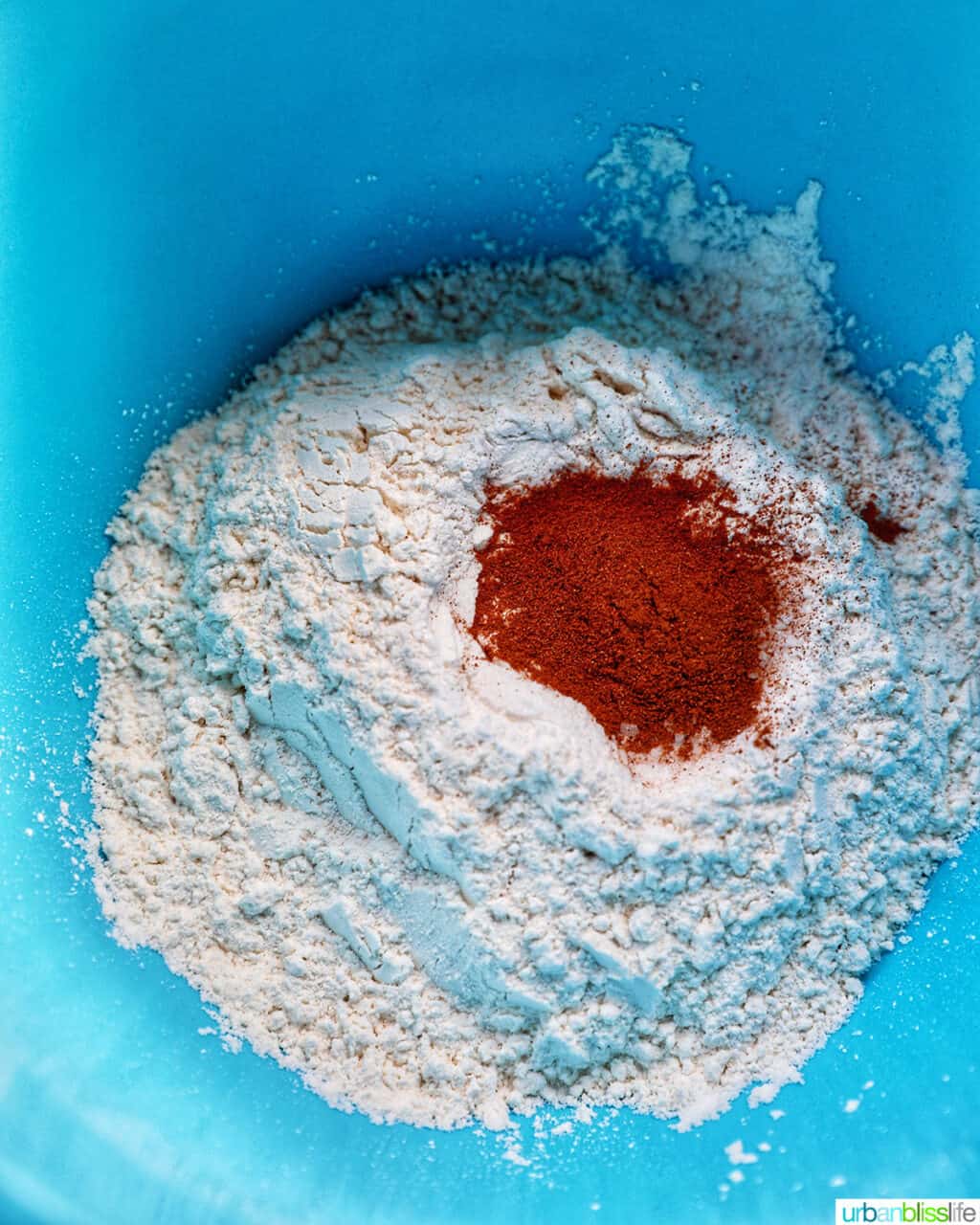dry ingredients for waffles