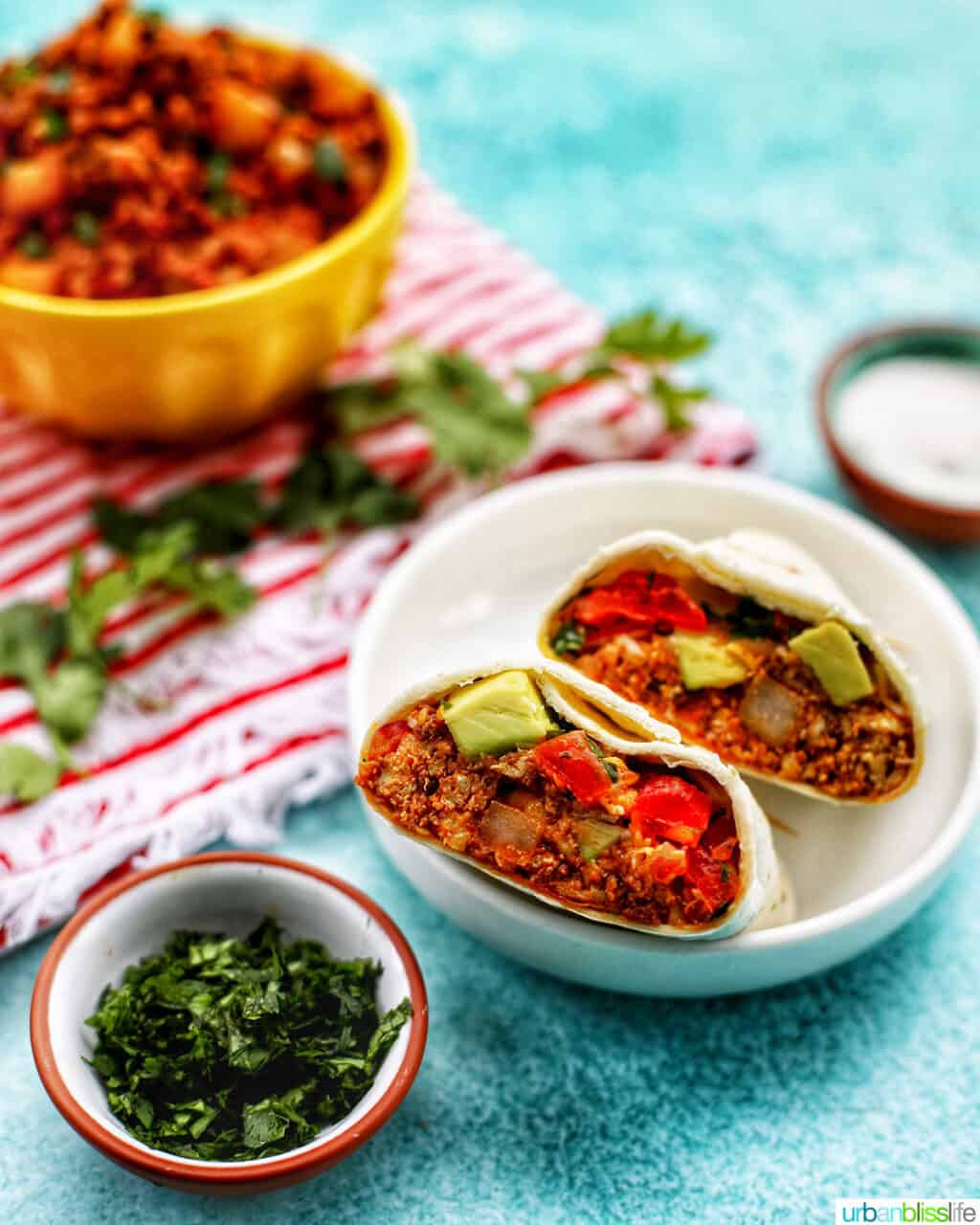 chorizo breakfast burrito