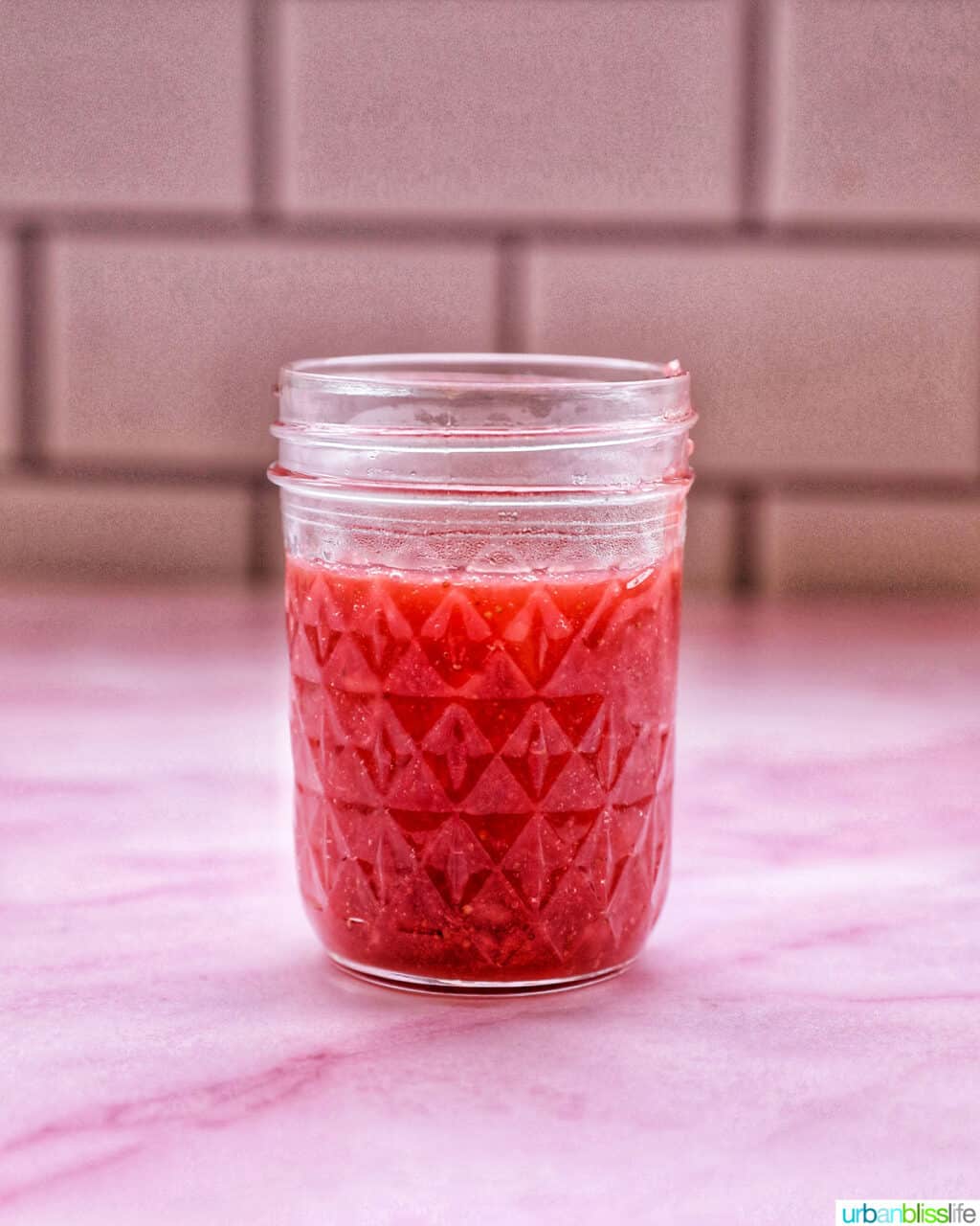 jar of strawberry jam