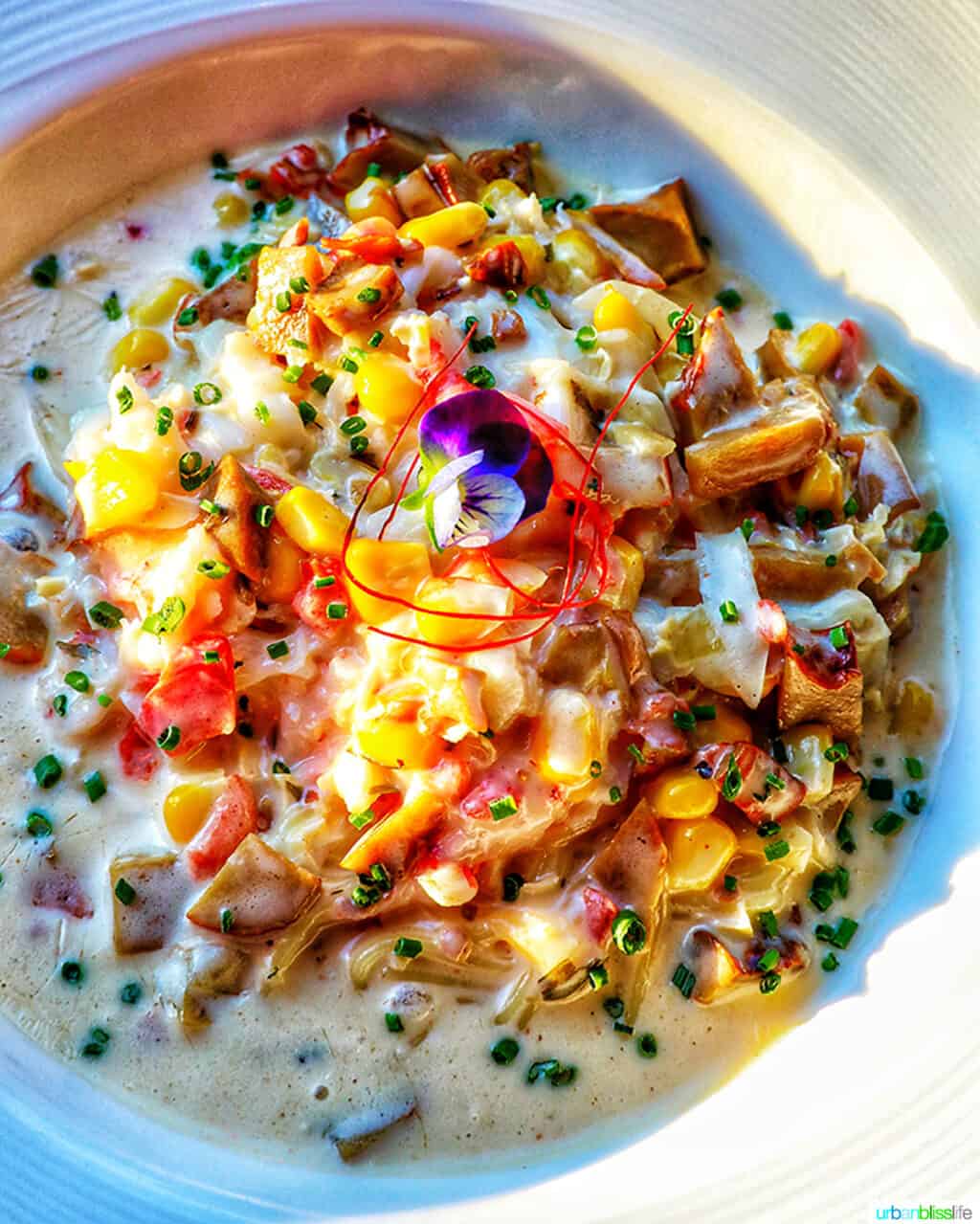 seafood pasta at Joel Palmer House