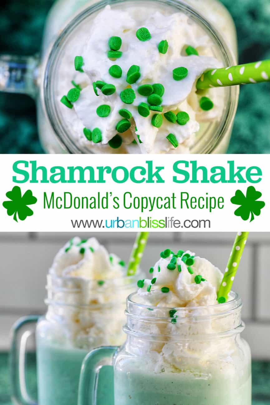 shamrock shake with text overlay