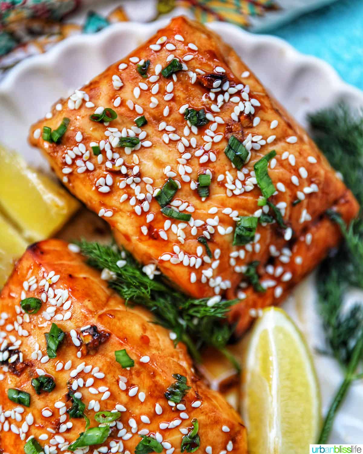 air fryer teriyaki salmon