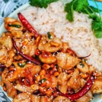 Kung Pao Chicken with rice