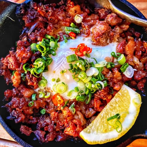 sisig at Magna Kusina Filipino restaurant