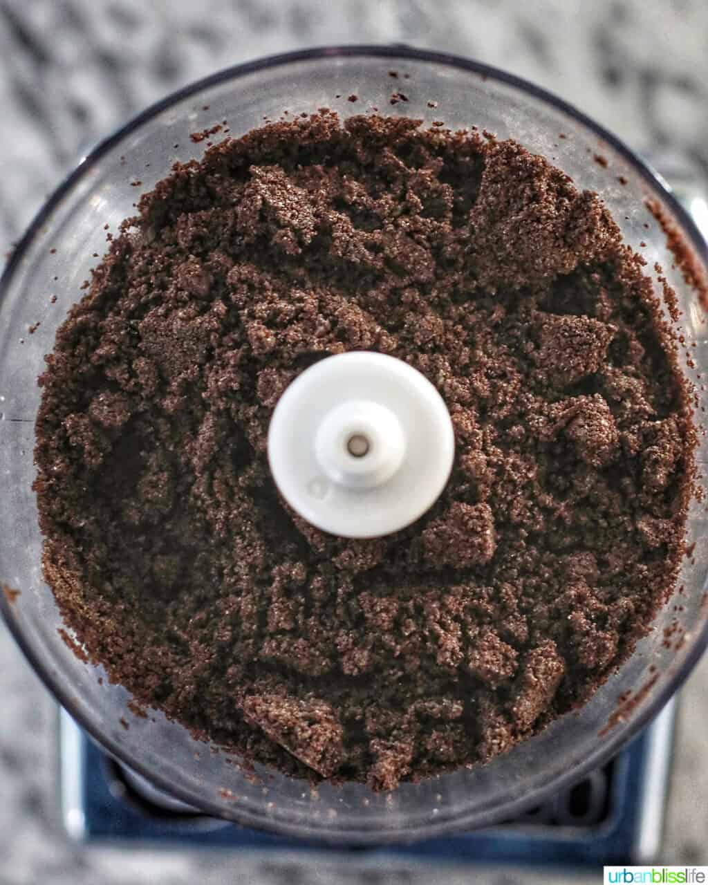 oreos crumbled in food processor