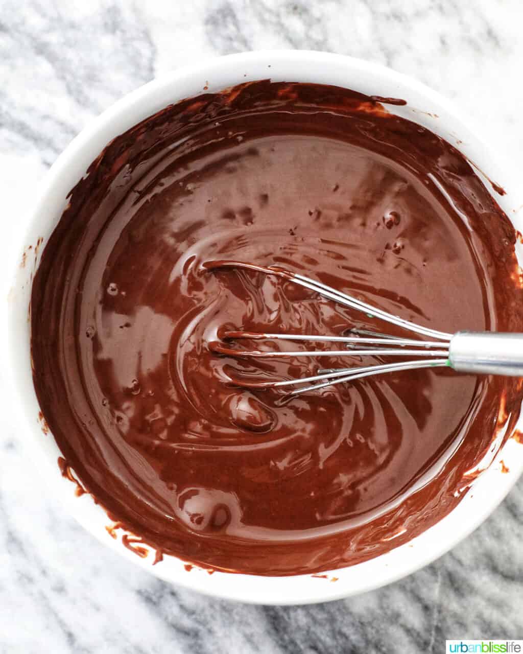 melted chocolate