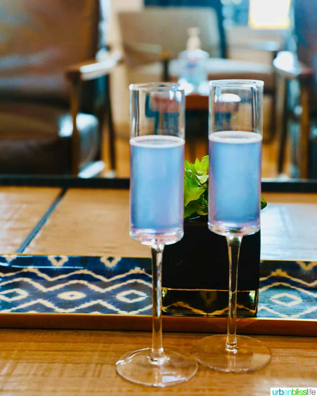 welcome cocktail at The Setting Inn Willamette Valley