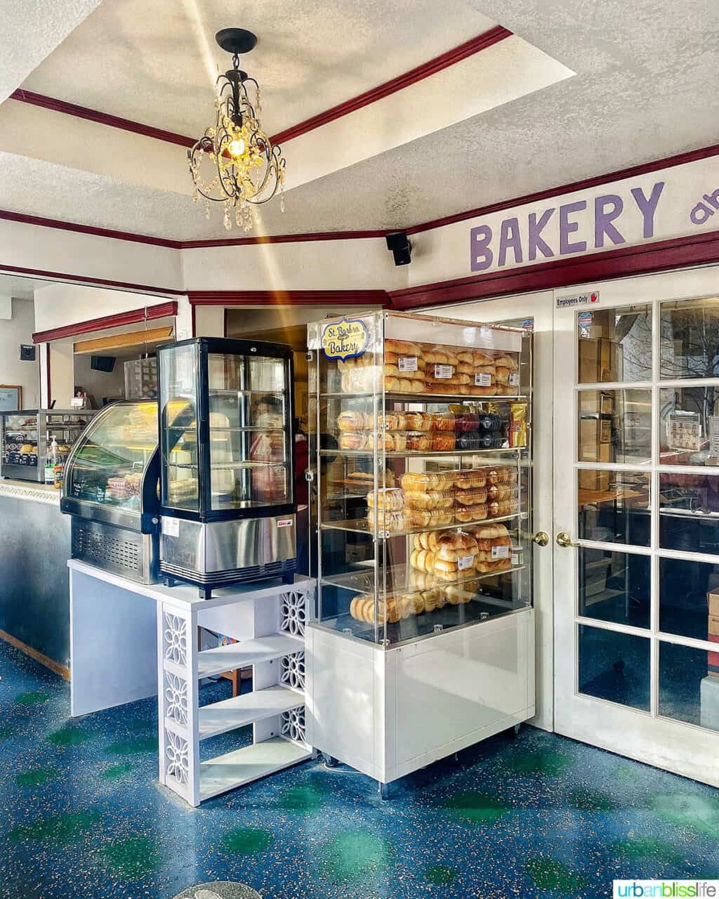 inside of St. Barbra's Pinoy Bakery