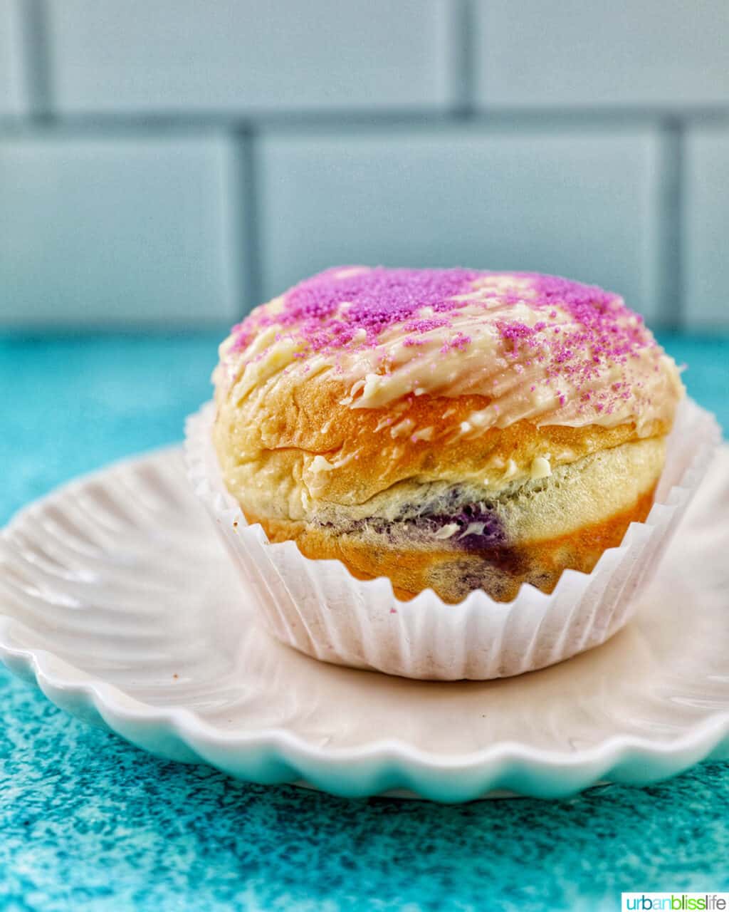 ube ensymadas at St. Barbra's Pinoy Bakery