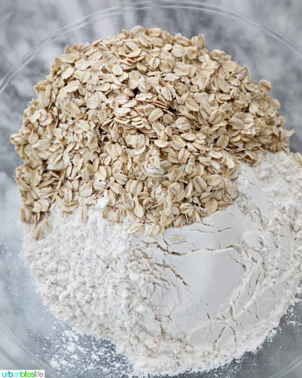 dry ingredients to make dog pretzels recipe