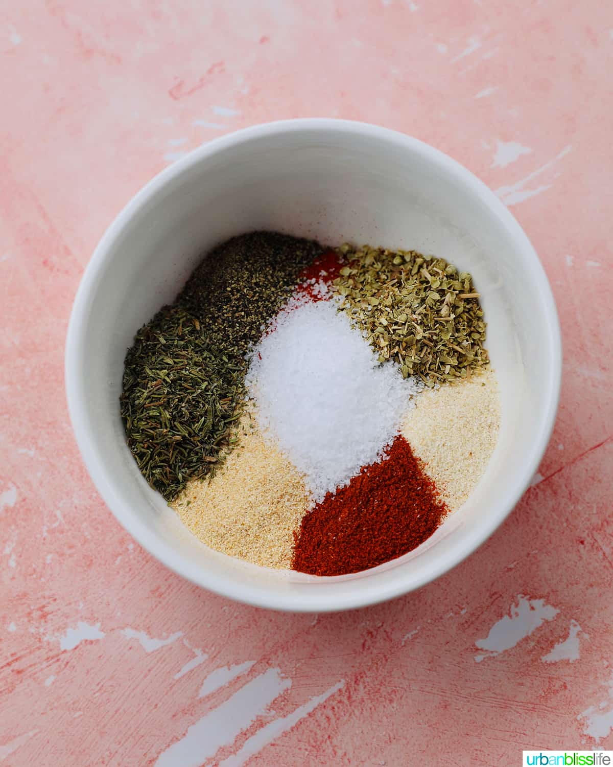 ingredients to make homemade cajun seasoning