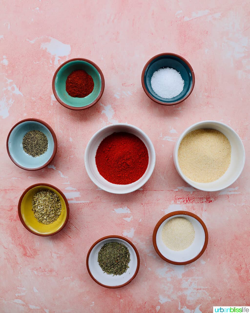 ingredients to make homemade cajun seasoning
