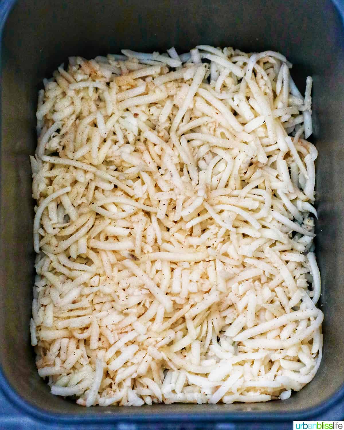 frozen hash browns in the air fryer