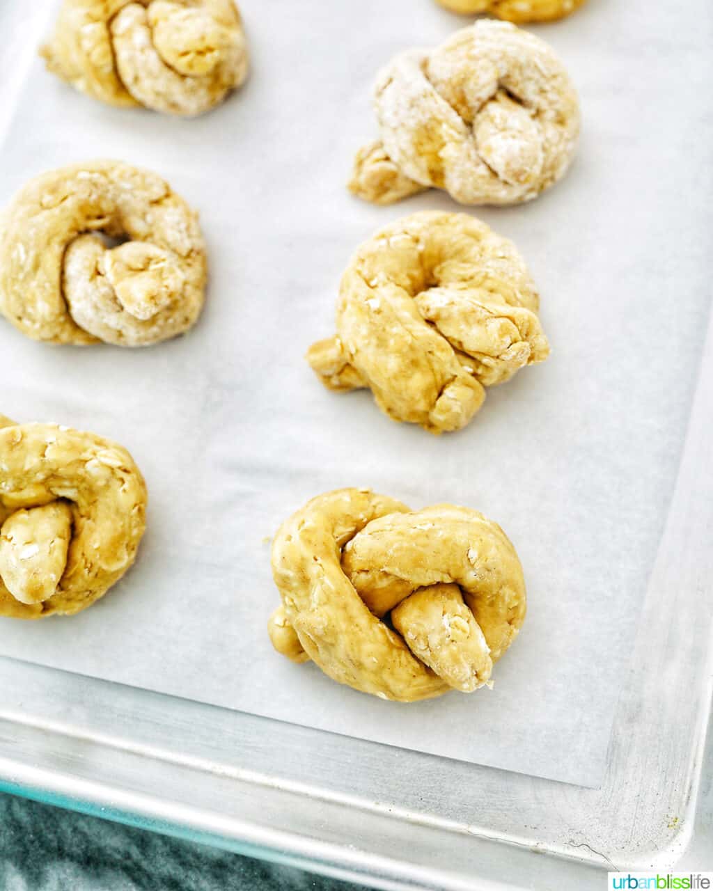 dog pretzels ready to bake