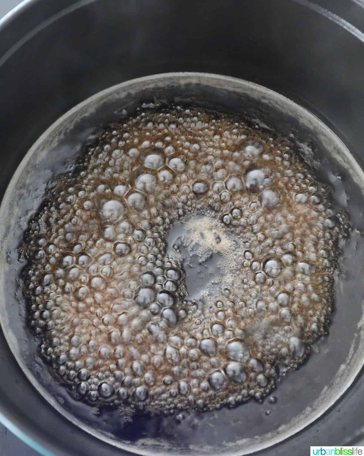 making caramel