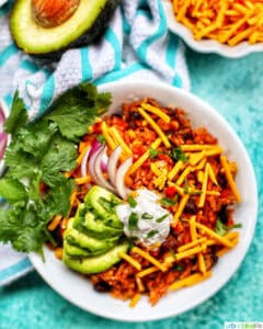 Instant Pot Vegetarian Burrito Bowl