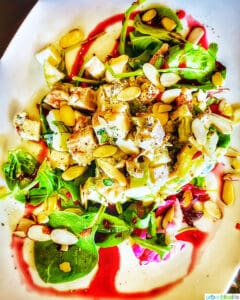 chicken salad at Newbergundian Bistro