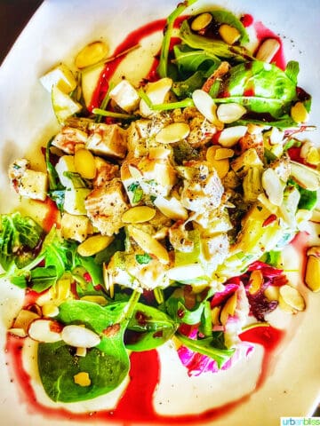 chicken salad at Newbergundian Bistro