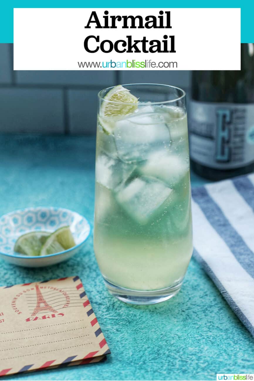 airmail cocktail with title text overlay
