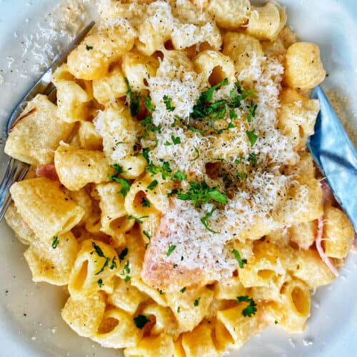 rigatoni at Allora restaurant