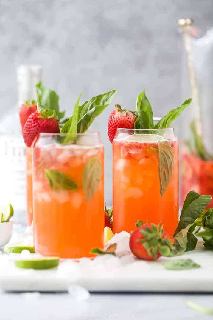 strawberry vodka cocktail