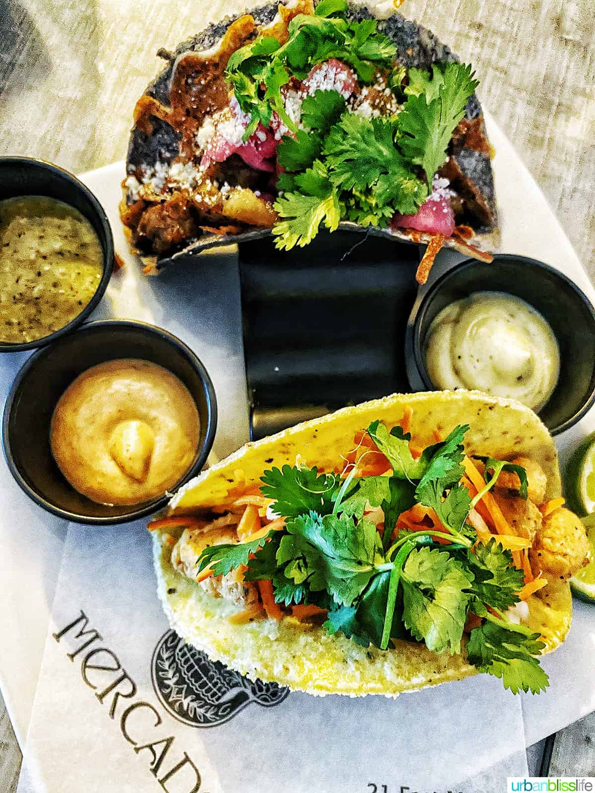 tacos at AK Mercado