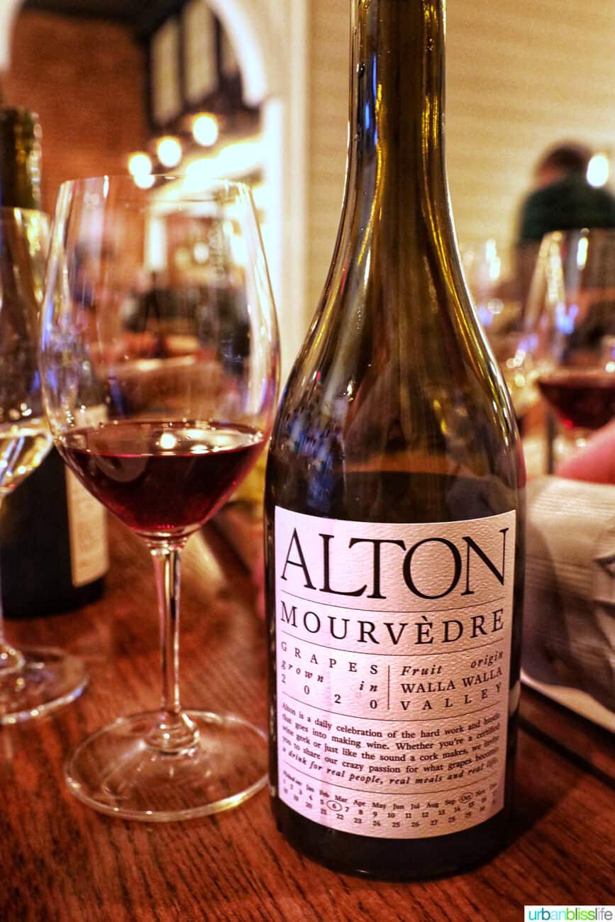 alton wines 2020 mourvedre red wine