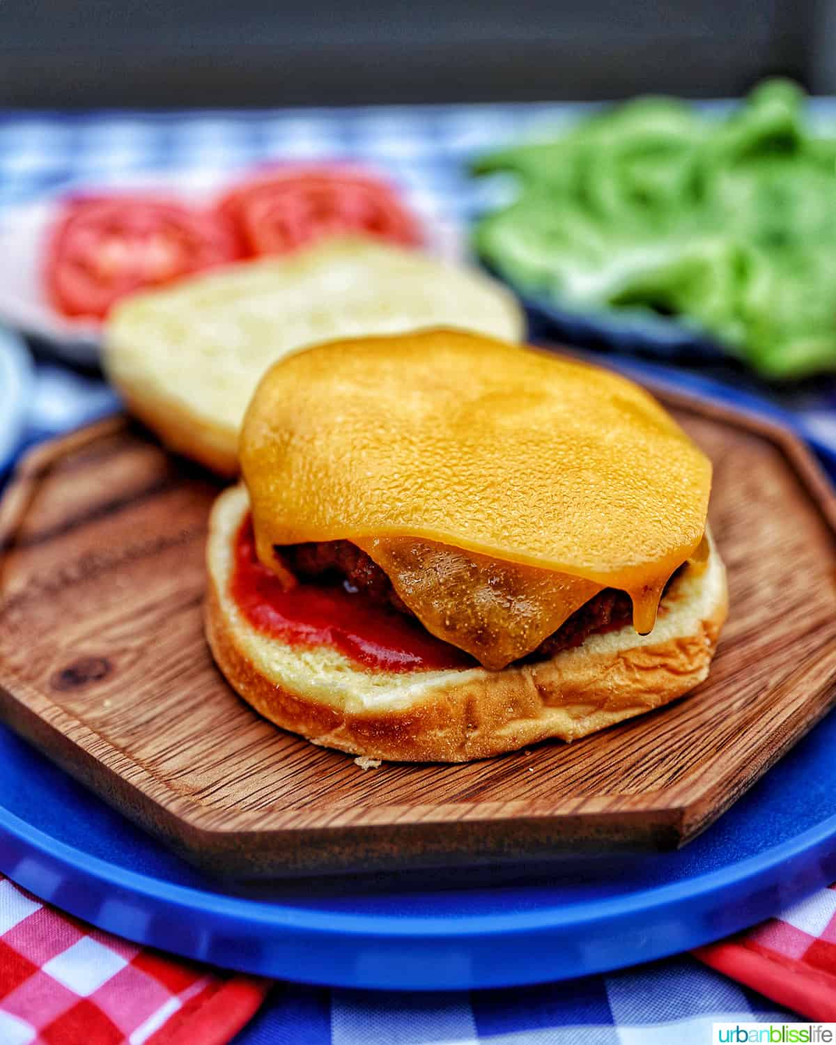 building a BBQ bacon burger