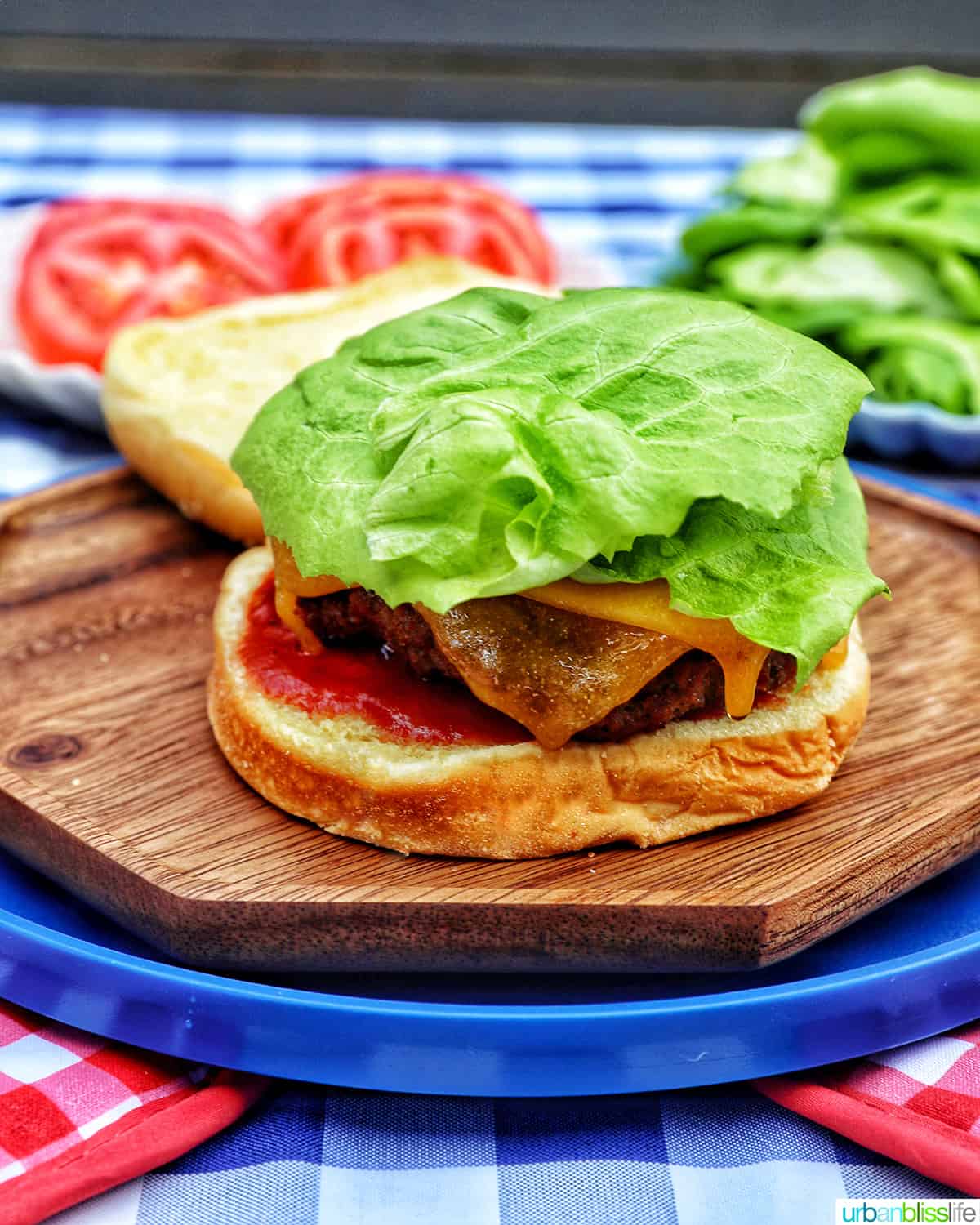 building a BBQ bacon burger