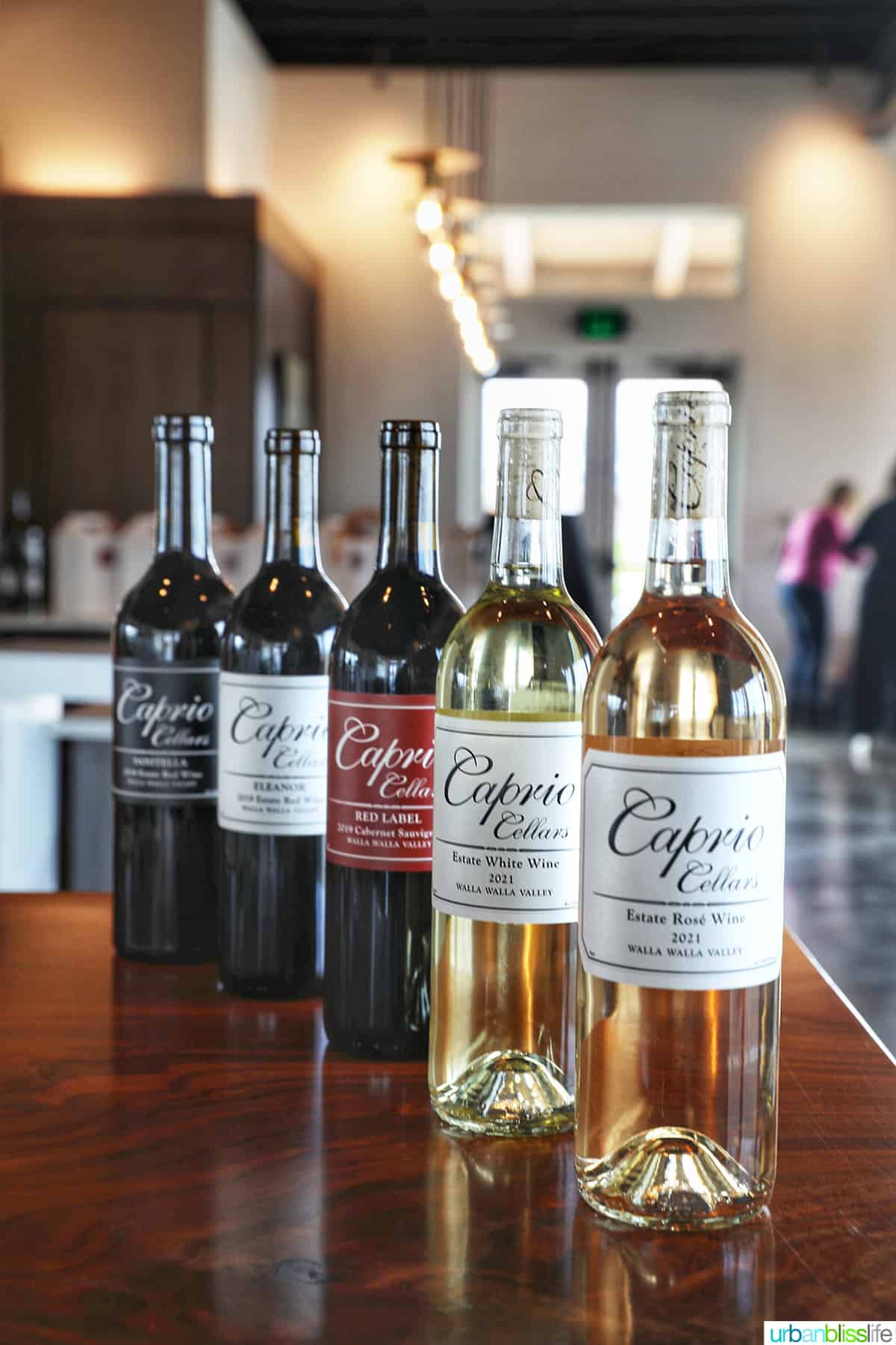 caprio cellars assorted wines