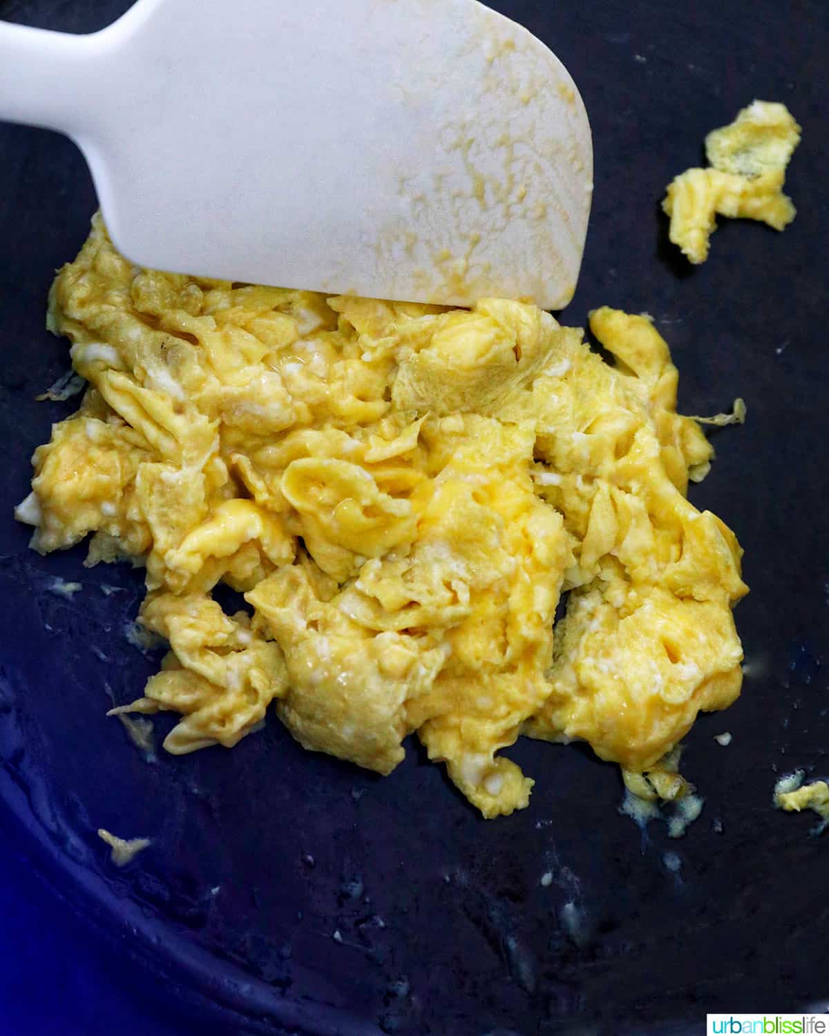 scrambling eggs