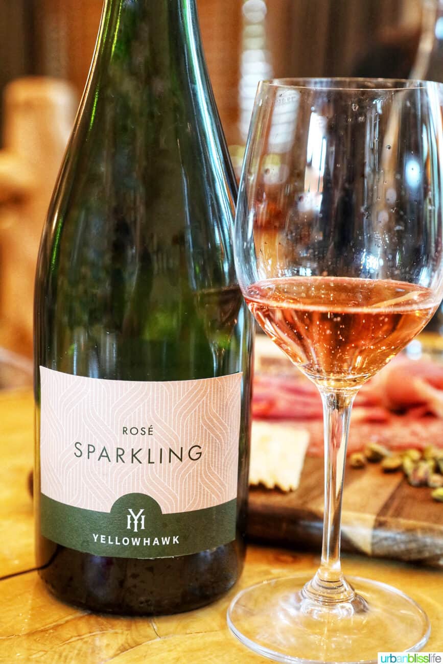 yellowhawk resort sparkling rose