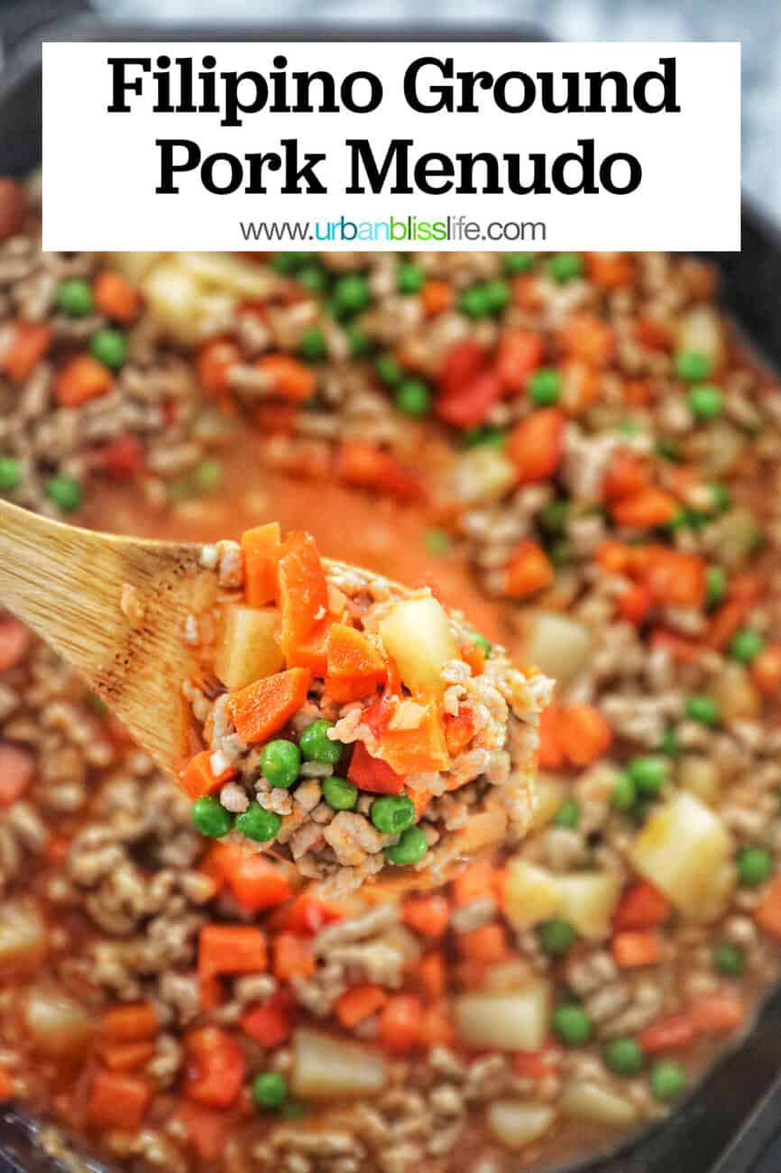 filipino ground pork menudo