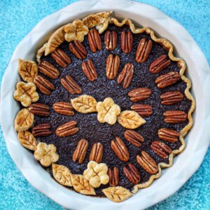 chocolate bourbon pecan pie.