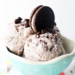 dairy free cookies and cream ice cream.