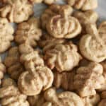 maple cinnamon spritz cookies.