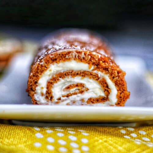 pumpkin cream cheese roll.