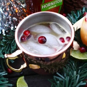 cranberry moscow mule margarita cocktail.