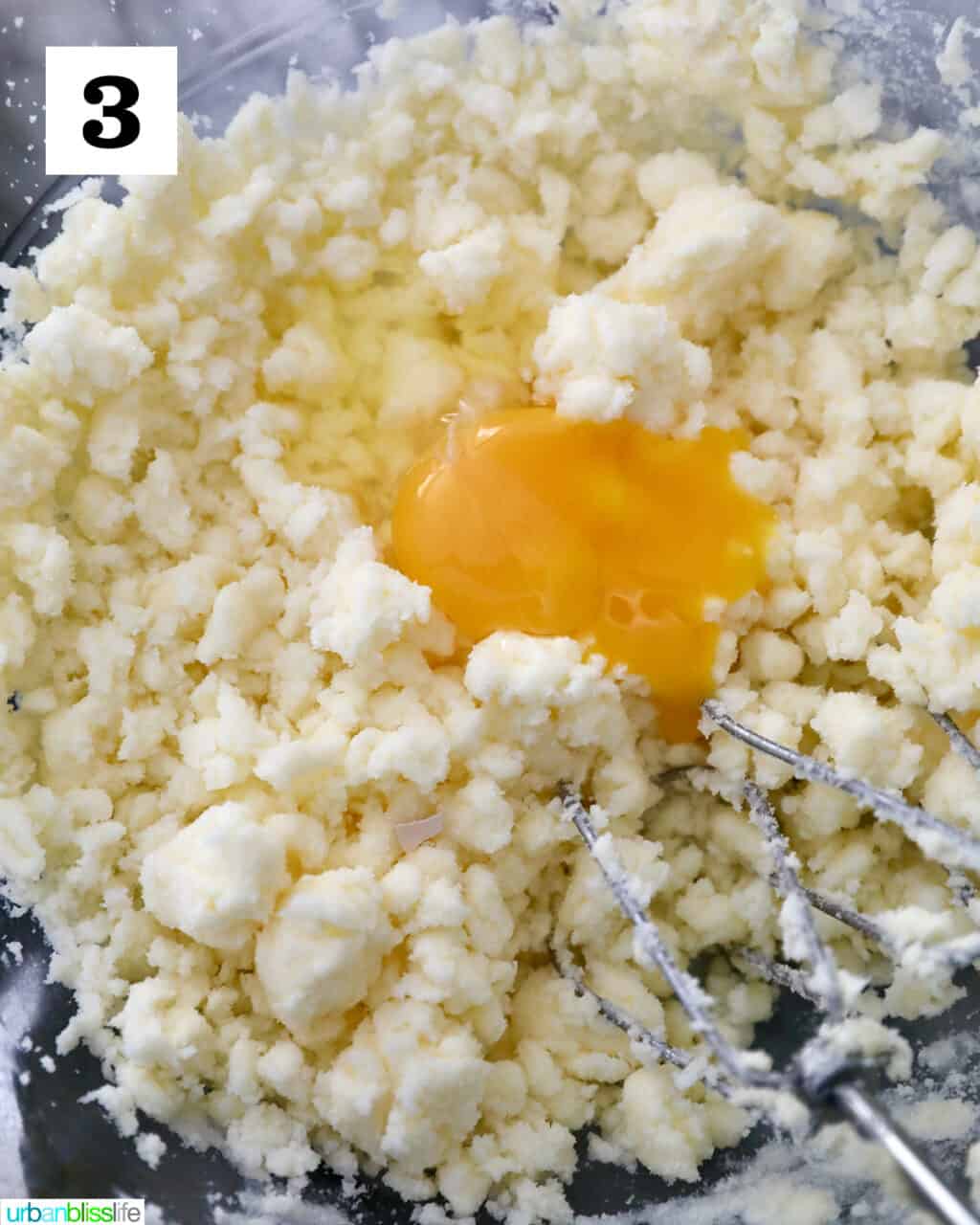 adding egg to wet ingredients