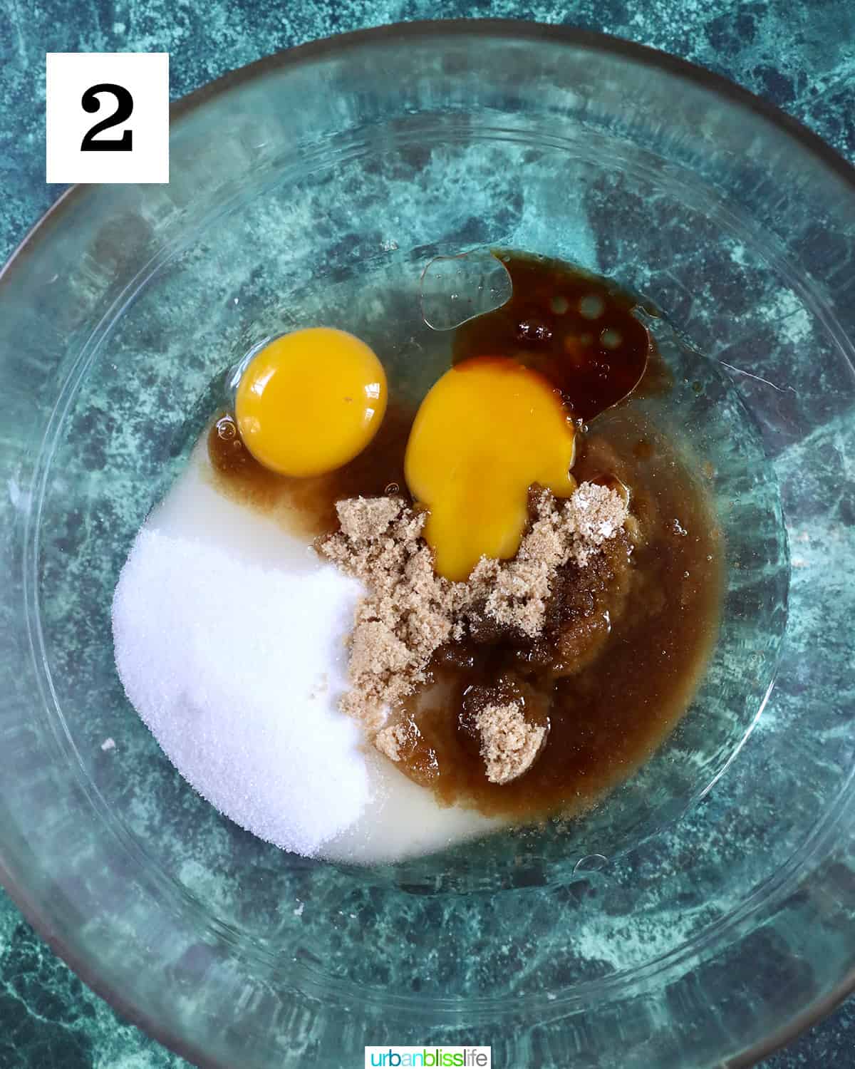 eggs, vanilla, sugar to make chocolate cupcakes.